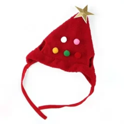 Juldräkt Tillbehör Hund Jul Bandana Hatt> Huvudbonader