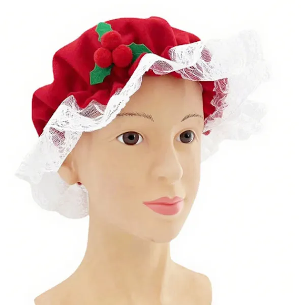 unbranded Julfröken Förkläde Halvkroppsdräkt Återanvändbar Rollspelsdräkt> Tillbehör