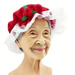 unbranded Julfröken Förkläde Halvkroppsdräkt Återanvändbar Rollspelsdräkt><noscript><img width=