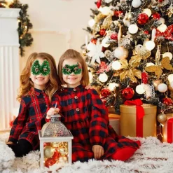 Julglasögon Glittrande Julgran Hattform Festliga Glasögon för Julbordsdekoration Qinghai><noscript><img width=