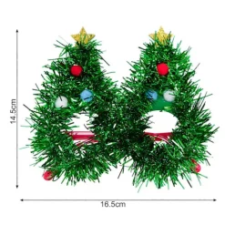 Julglasögon Glittrande Julgran Hattform Festliga Glasögon för Julbordsdekoration Qinghai><noscript><img width=