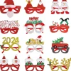 KOOLYOU Julglasögon,12 st Julfest Glasögon Kreativ Rolig Dräkt Glasögon Nyhet Julfest Glasögon För Barn Vuxna Gott Nytt Ye> Tillbehör