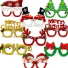 Julglitterfestglasögon, Ögonbryn (9 st)> Tillbehör