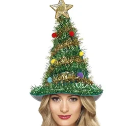 Julgranhatt med LED-ljus, perfekt julklapp till vuxna och barn> Tillbehör