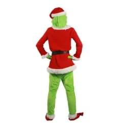Julgransfest cosplay Grinch kostym mask barn/vuxna[YDE] 100cm><noscript><img width=