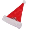 Julgransfest Julhattar Plysch Tomtehatt för Dekoration 4st Röd> Huvudbonader