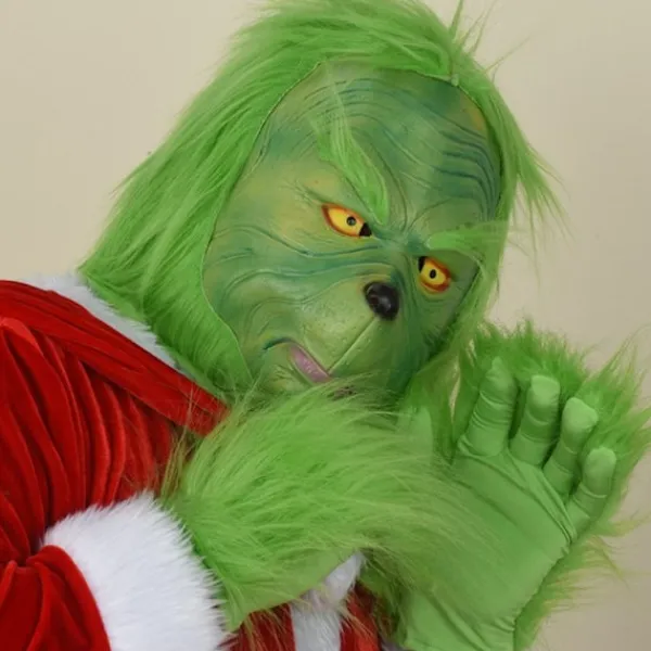 Julgrinch Plyschhandskar Cosplay Kostymrekvisita Barnpresent> Tillbehör