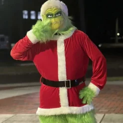 Julgrön Tomte Latexmask Universal Storlek Halloween Cosplay Kostym_Kvalitetsgåvor><noscript><img width=