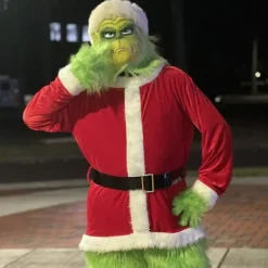 unbranded Julgrön Tomtemask, Halloween Latexmask, Jul Cosplay Kostym, Universal Storlek Passar Vuxna Och Barn><noscript><img width=