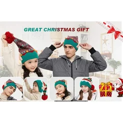 Julhatt Elegant Stickad Varmhållande Rolig Mössa><noscript><img width=