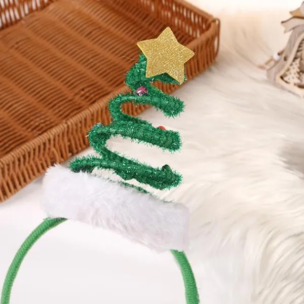 Julhatt Hårband Elf Vår Hårtillbehör Julhatt Huvudbonad Hårband Hårband Hårprydnad för Barn Vuxna Elf Kostymtillbehör> Huvudbonader