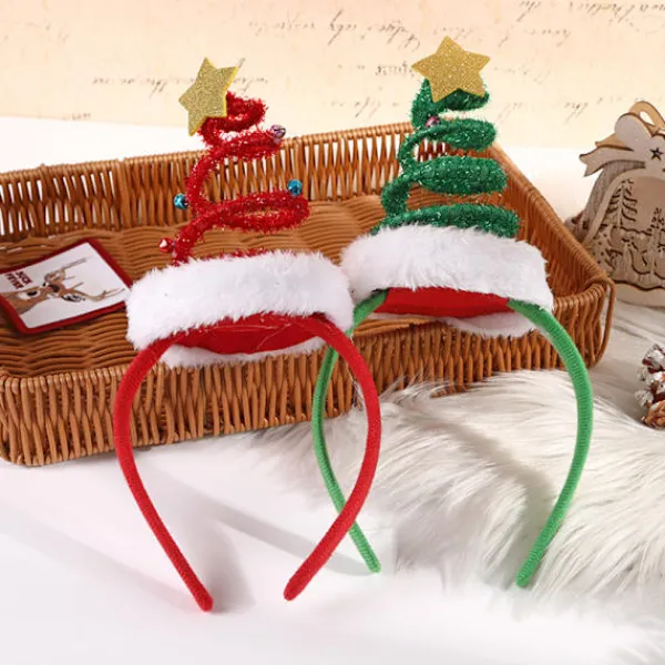 Julhatt Hårband Elf Vår Hårtillbehör Julhatt Huvudbonad Hårband Hårband Hårprydnad för Barn Vuxna Elf Kostymtillbehör> Huvudbonader