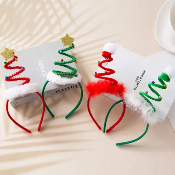 Julhatt Hårband Elf Vår Hårtillbehör Julhatt Huvudbonad Hårband Hårband Hårprydnad för Barn Vuxna Elf Kostymtillbehör> Huvudbonader