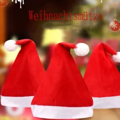 Julhatt, julhatt, julhatt för vuxna, mjuk plysch julhatt, klassisk julhatt, julhatt för vuxna, julhatt.><noscript><img width=