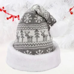 BraVärde Julhatt Söt Vuxen Stickad Hatt för Gåva Julfest Nyårsfestival-lingling}><noscript><img width=