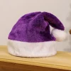 Julhatt, Unisex Julhattar Plysch Julhatt (Lila)> Huvudbonader