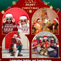 Julhatt, Unisex Julhattar Plysch Julhatt (Lila)><noscript><img width=