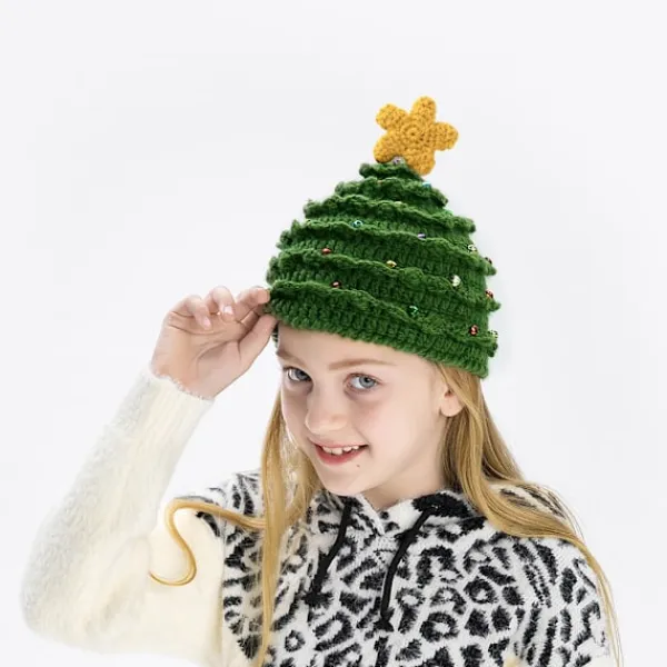 Julhattar Vinter Stickade Roliga Semesterhattar> Huvudbonader