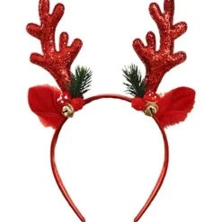 Julhårband, Julglitter Älg Horn Hårband Julhelg Present> Huvudbonader