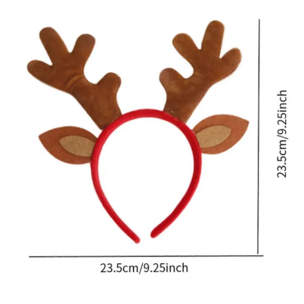 Julhårband Julhuvudbonader Julfest Favörer Söta Fotorekvisita Huvuddekoration> Tillbehör