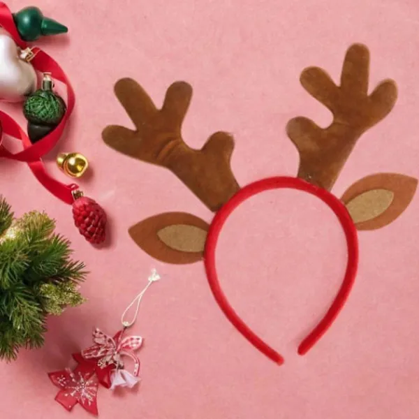 Julhårband Julhuvudbonader Julfest Favörer Söta Fotorekvisita Huvuddekoration> Tillbehör