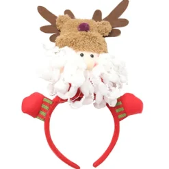 Julhuvudband Plysch Jultomte Huvudbonad Hårbåge Snögubbe Hårbåge> Huvudbonader