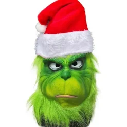 other Julmask och handskar Kostym Geek Stole Halloween Cosplay Grinch och handskar><noscript><img width=