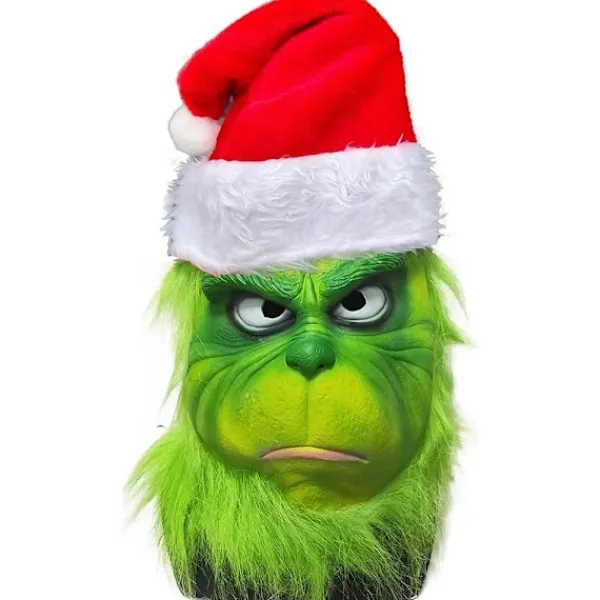other Julmask och handskar Kostym Geek Stole Halloween Cosplay Grinch och handskar> Masker