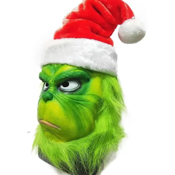 other Julmask och handskar Kostym Geek Stole Halloween Cosplay Grinch och handskar> Masker