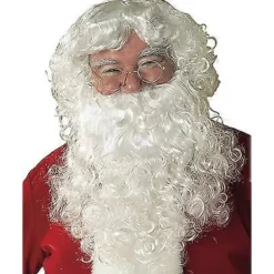 unbranded Jultomte Skägg och Peruk Set för Män> Tillbehör
