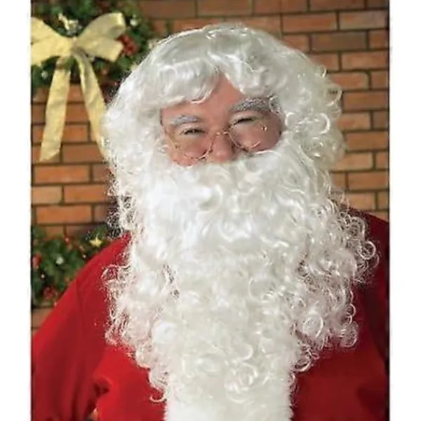 unbranded Jultomte Skägg och Peruk Set för Män> Tillbehör
