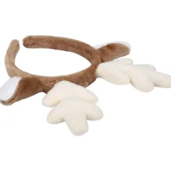 Holocky Jultomte-diadem med renhorn> Huvudbonader