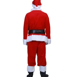 Jultomtedräkt 7 delar komplett julkostym för vuxna Cosplay Jultomtedräkt plus tomte xl puls (180-195cm)><noscript><img width=