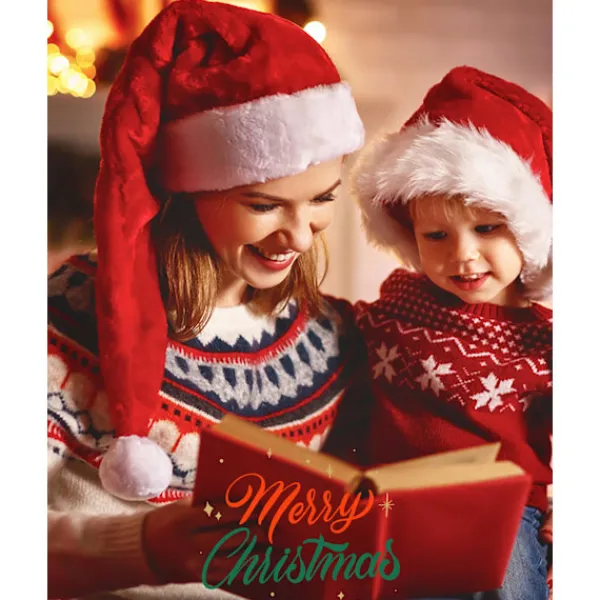 Jultomtehatt för Vuxna Lång Plysch Julhatt för Jul Nyår Festliga Festtillbehör - Lila> Huvudbonader