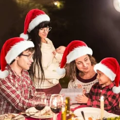 Holocky Jultomtehatt med tjock päls för bekvämlighet CHILD> Huvudbonader