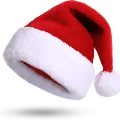 Jultomteluva tomteluva vuxen storlek lyxig plysch tomteluva kostym juldekorationer jultomteluva> Huvudbonader