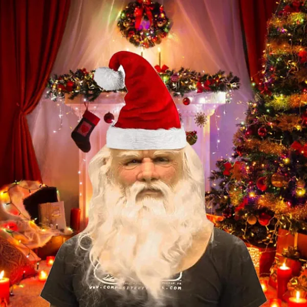 Jultomtemask, Jultomtemask i latex> Tillbehör