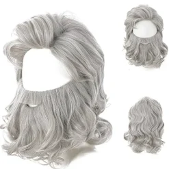 Jultomten Rädda Julen 2 Silvergrå stil skägg mikro><noscript><img width=