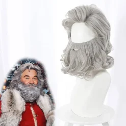 Jultomten Rädda Julen 2 Silvergrå stil skägg mikro><noscript><img width=