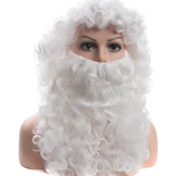 Jultomtens Skägg, Lyxig Fullt Naturlig Flerlagers Jultomte> Tillbehör