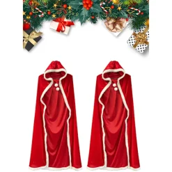 Holocky Jultomte-rocken med huva för vuxna och barn 150> Dräkter