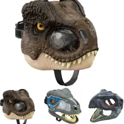 Jurassic World Velociraptor Dinosaur Moving Mask Halloween present> Masker