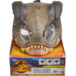 Jurassic World Velociraptor Dinosaur Moving Mask Halloween present><noscript><img width=