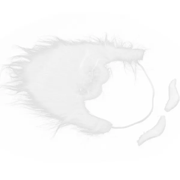 Justerbar Elastisk Falsk Mustasch Skägg Tomte Julset> Tillbehör