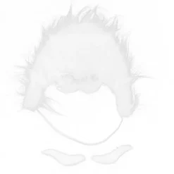 Justerbar Elastisk Falsk Mustasch Skägg Tomte Julset><noscript><img width=