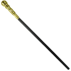 Justerbar käpp, vintage design Halloween-kostymtillbehör, resekäpp med frimurarsymboler för artister, magiker, egyptiska faraoner> Tillbehör