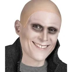 Kal latexperuk för karneval, halloween och JGA, hårlös peruk för kostym> Peruker