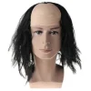 Kal peruk Halloween Peruker Flintskalligt Hår Maskerad Kostymfest Rolig Cosplay Prop Svart> Peruker