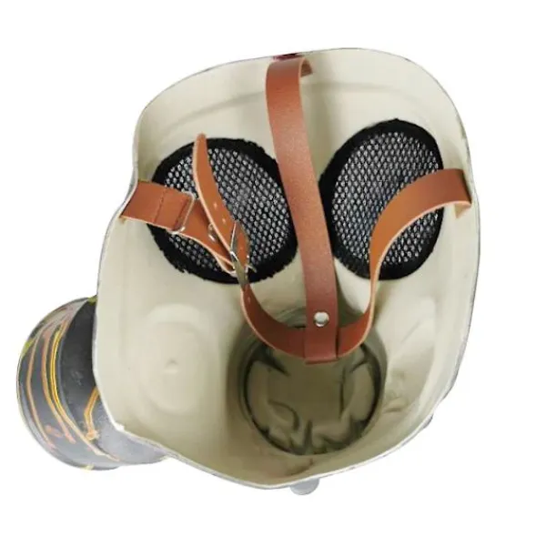 Kamouflage Gas Latex Mask Halloween Cover med justerbar rem Party Fancy Dress Up Cosplay kostym rekvisita> Masker