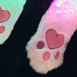 Kaninhatt med rörliga öron Hoppande Hatt Rolig Bunny Plysch Hatt Keps för Kvinnor><noscript><img width=